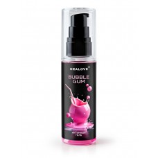 Съедобная смазка на водной основе с ароматом бабл-гам - 60 гр. Съедобная смазка на водной основе с ароматом бабл-гам - 60 гр.