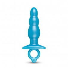 Голубая анальная пробка-елочка из силикона Bounce Plug - 14,3 см. Голубая анальная пробка-елочка из силикона Bounce Plug - 14,3 см.