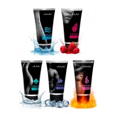 Набор из 5 лубрикантов JUJU (увлажняющий, Hot+, Long, Anal, малина) Набор из 5 лубрикантов JUJU (увлажняющий, Hot+, Long, Anal, малина)