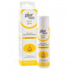 Силиконовый лубрикант с жожоба pjur MED Soft glide - 100 мл. Силиконовый лубрикант с жожоба pjur MED Soft glide - 100 мл.