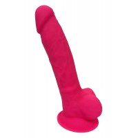 Розовый фаллоимитатор Dildo With Balls 7Inch - 17,7 см.