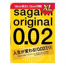 Презервативы увеличенного размера Sagami Original 0.02 XL-size - 3 шт. Презервативы увеличенного размера Sagami Original 0.02 XL-size - 3 шт.