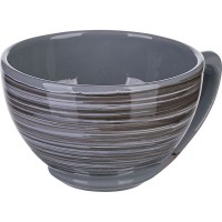 Чашка чайная «Пинки»;керамика;250мл;D=108,H=68мм;серый