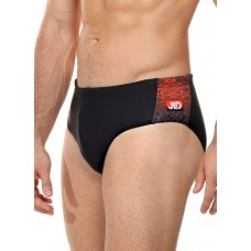 Мужские плавки с оригинальной брендированной вставкой сбоку Мужские плавки с оригинальной брендированной вставкой сбоку