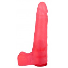 Розовая насадка-фаллос для трусиков Harness - 18 см. Розовая насадка-фаллос для трусиков Harness - 18 см.