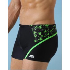 Мужские плавки с контрастной полосой и принтом Мужские плавки с контрастной полосой и принтом