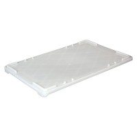 Крышка для ящика для продуктов морозостойкая (для арт. 506);полиэтилен;,L=61,B=41см;белый