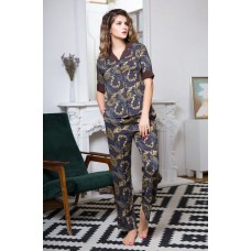 Домашний комплект Elania из принтованной вискозы Домашний комплект Elania из принтованной вискозы