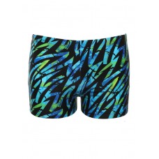 Мужские плавки-боксеры с цветными зигзагами Мужские плавки-боксеры с цветными зигзагами