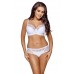 Бюстгальтер plus size с полусшивными чашками с изысканным кружевом Бюстгальтер plus size с полусшивными чашками с изысканным кружевом